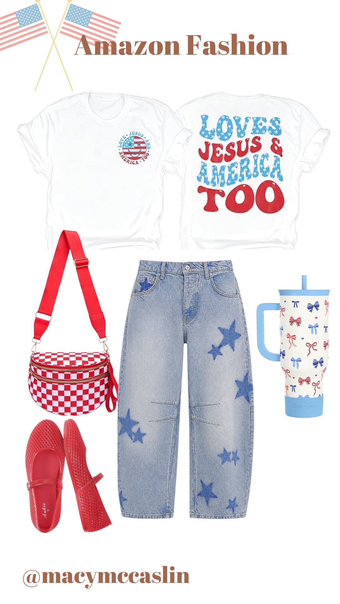 Feeling patriotic this 4th of July with my Amazon finds! Perfect for a festive and stylish holiday. 🎆🇺🇸 #FourthOfJuly #AmazonFinds 

 #LTKootd #LTKSeasonal #LTKSaleAlert