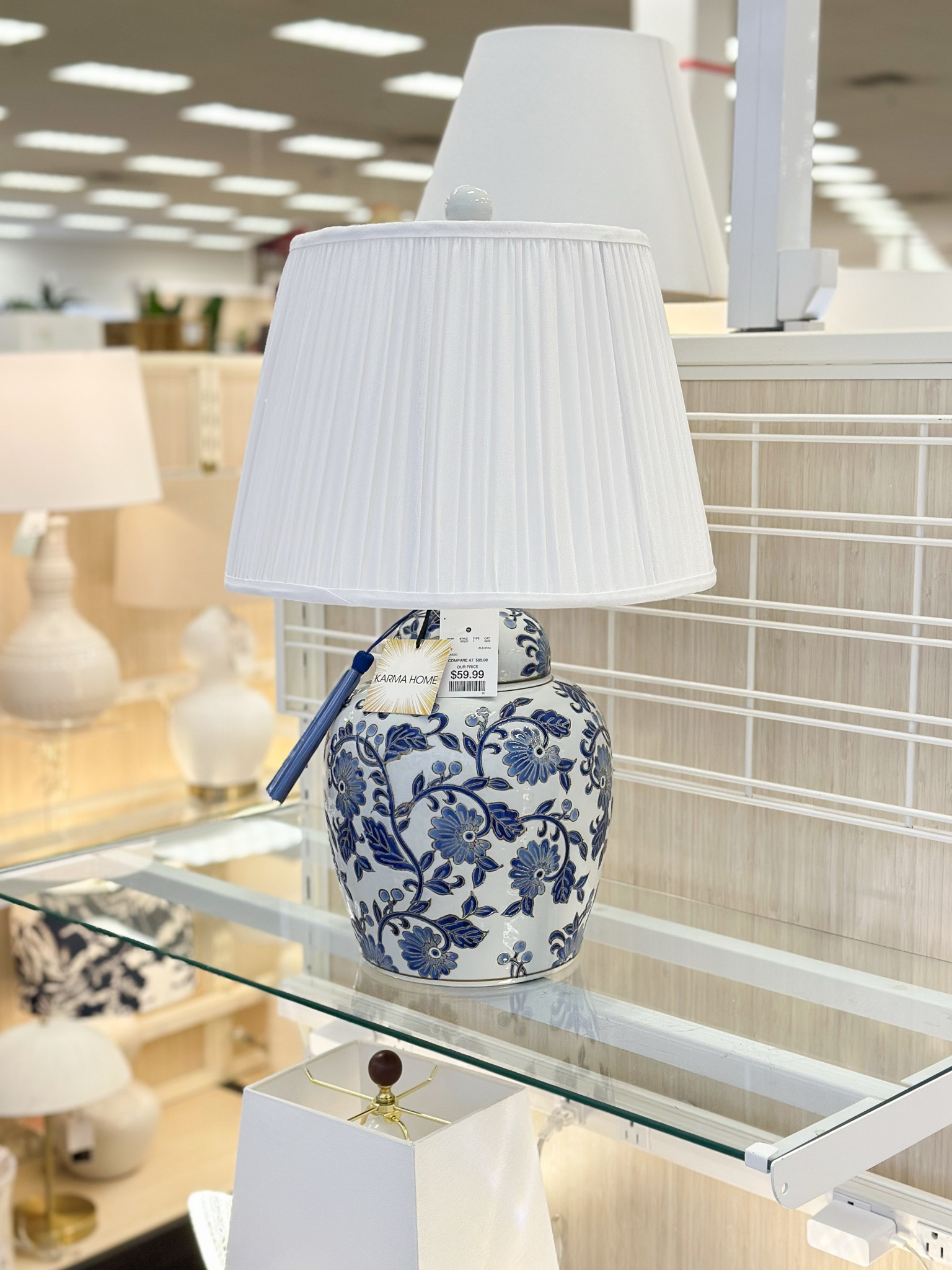 Look what was just added online at Marshalls! I found this lamp in the store at HomeGoods in the Spring - so excited to see it online! Such a great pricepoint for a blue and white lamp with a pleated shade and tassel 💙🤍 

HomeGoods find, Marshalls find, chinoiserie lamp, blue and white lamp, Grandmillennial lamp 

#LTKHome #LTKFindsUnder100 #LTKStyleTip