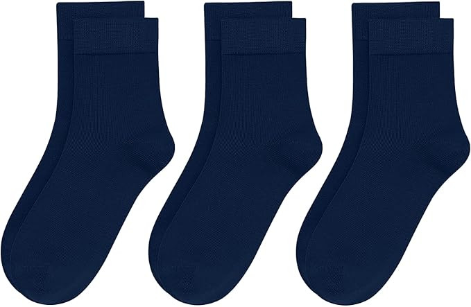 Womens Viscose Bamboo Crew Socks Thin Casual Ultra Soft Colorful Above Ankle Socks Breathable Com... | Amazon (US)