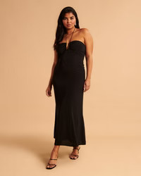 Halter Maxi Dress | Abercrombie & Fitch (US)