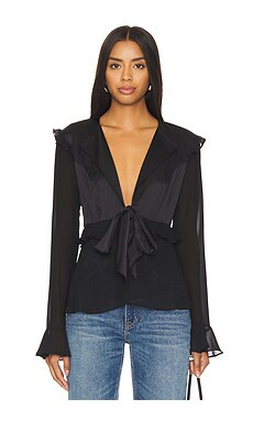 Stone Cold Fox x REVOLVE Connary Blouse in Black from Revolve.com | Revolve Clothing (Global)
