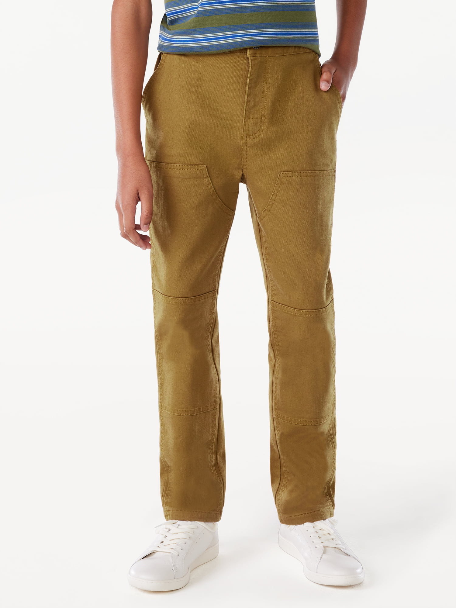 Free Assembly Boys Work Wear Pant, Sizes 4-18 | Walmart (US)