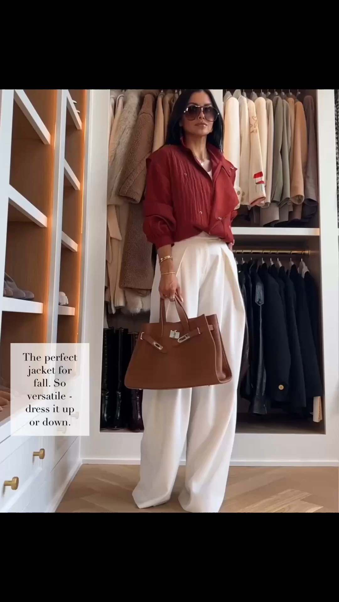 Zara fall outfit ideas wearing an xs in everything 
Zara red jacket
Zara white trouser
Amazon hermes tote and sunglasses

#LTKSeasonal #LTKOver40 #LTKmomlife