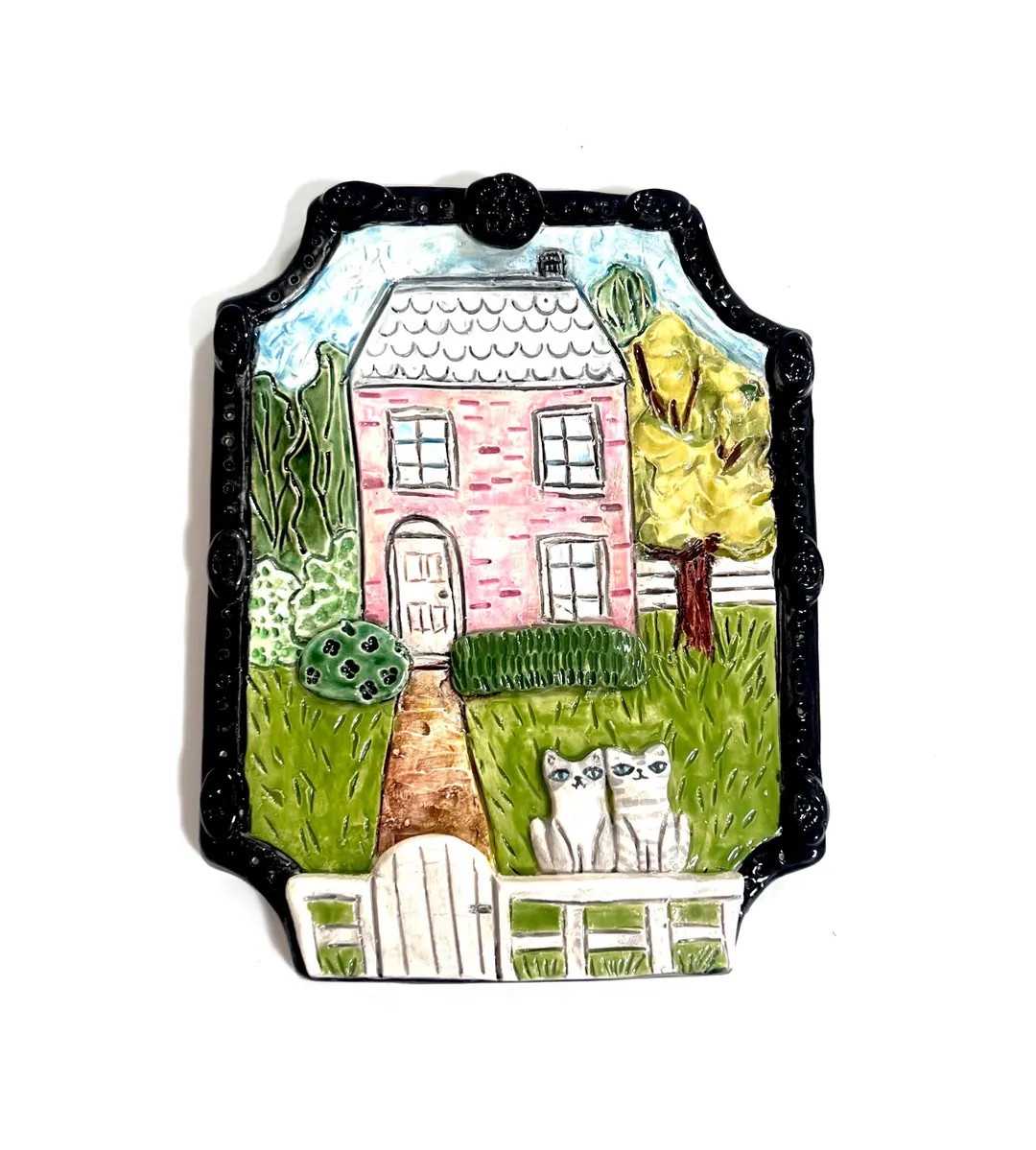 Our House Song Reference Ceramic Handmade Relief Tile - Etsy | Etsy (US)