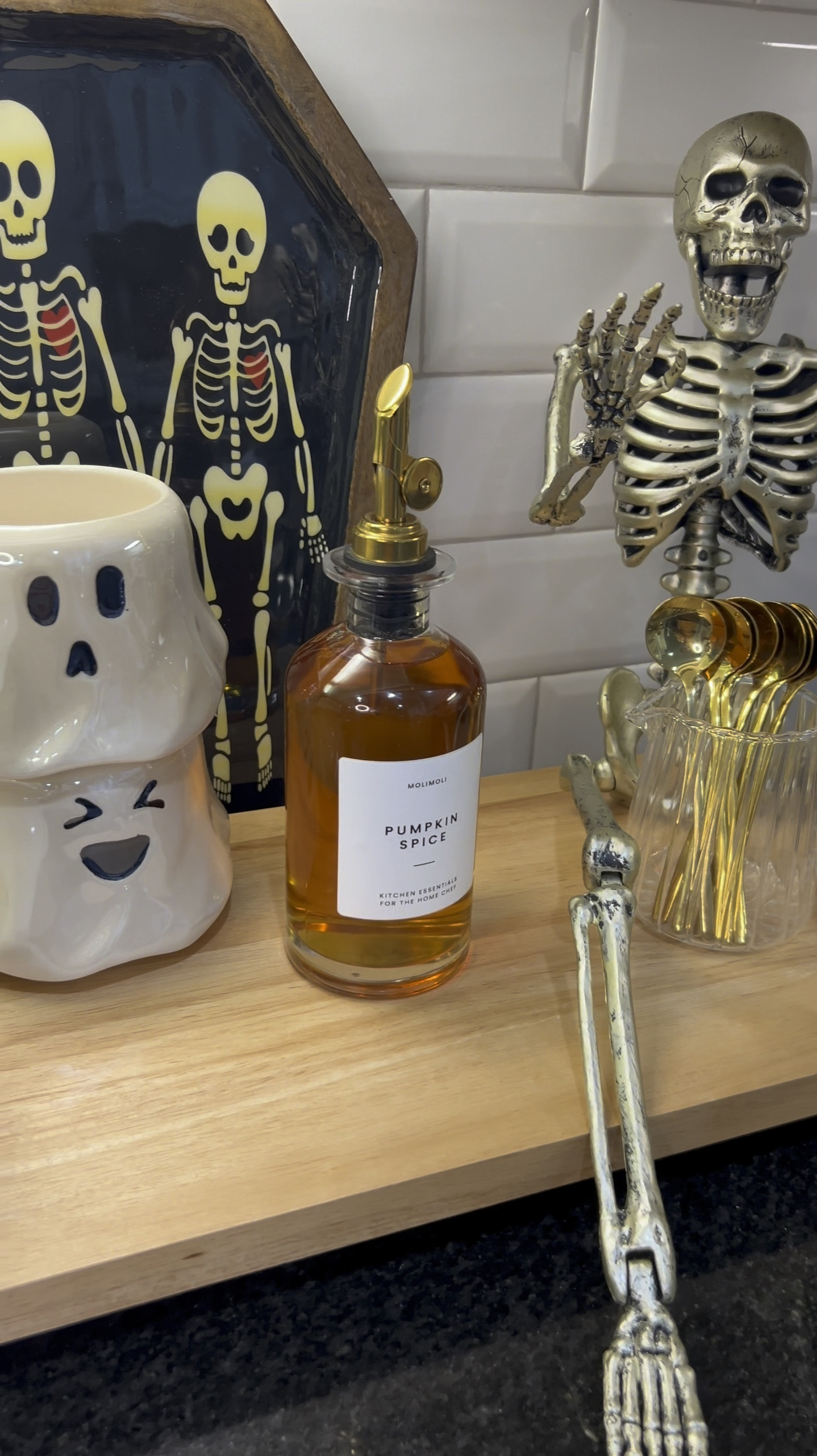 Halloween coffee bar #spooky #coffee #station #target #amazon #walmart #skeleton #ghost #coffeemug #ghostmug

#LTKSeasonal #LTKHome #LTKFindsUnder50