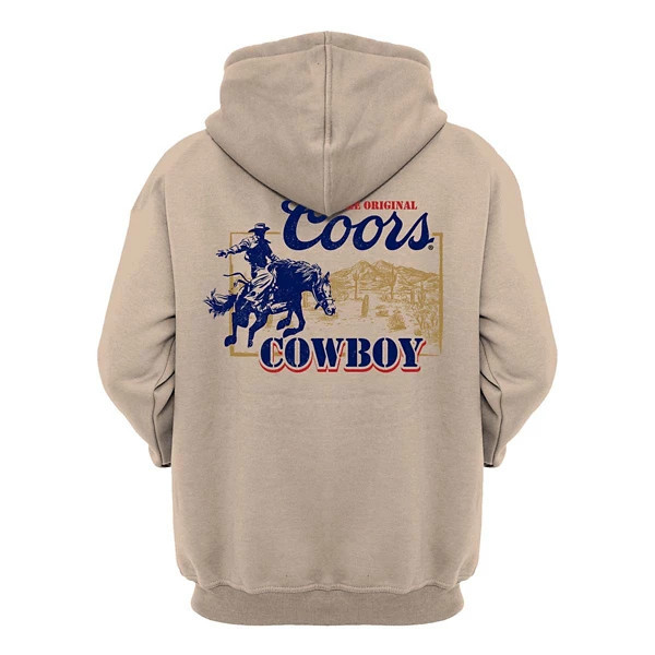 Men's Trau and Loevner Coors Original Cowboy Hoodie Small Sand | Scheels
