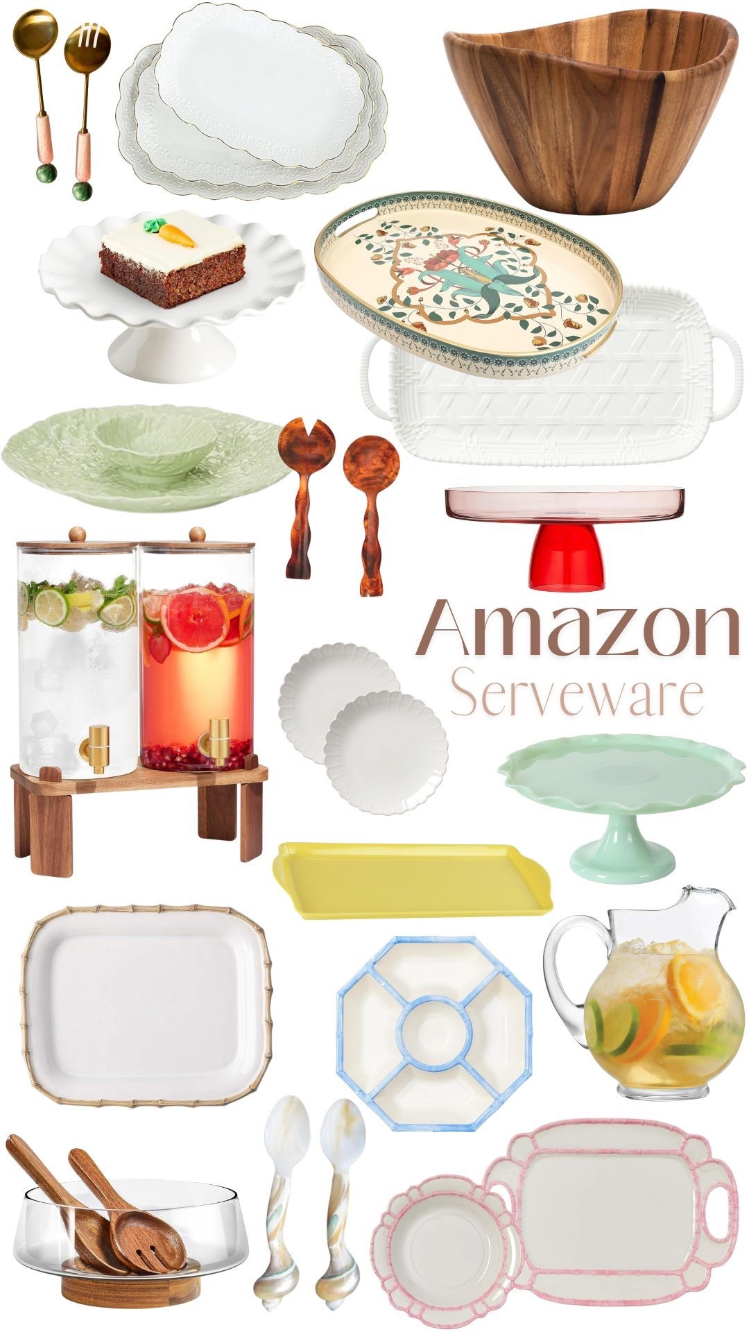 Serveware from Amazon, perfect for the summer! Amazon home decor, hosting.

#LTKParties #LTKStyleTip #LTKHome