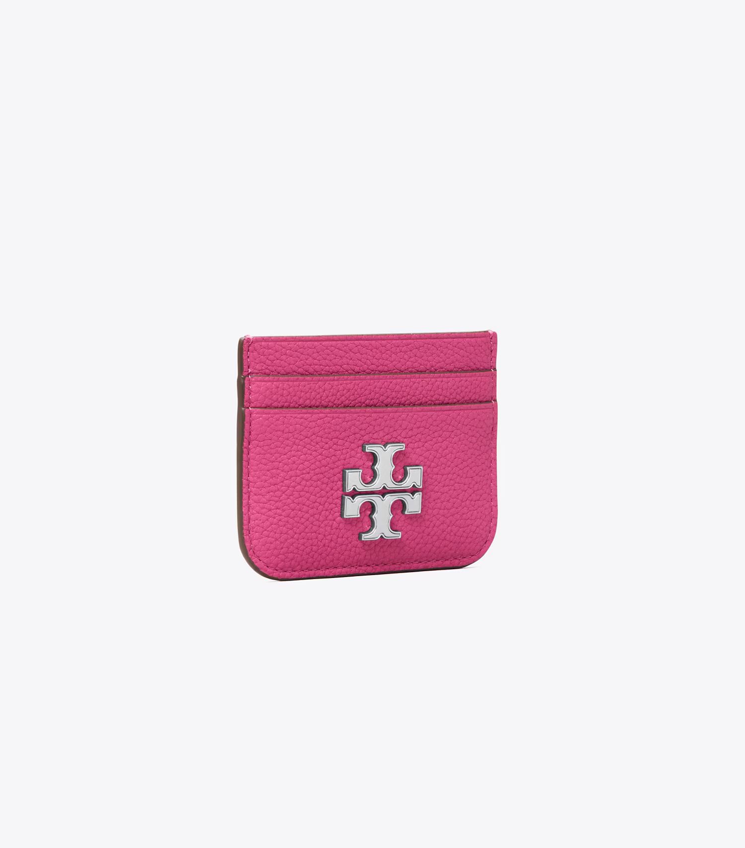 ELEANOR PEBBLED CARD CASE | Tory Burch (US)