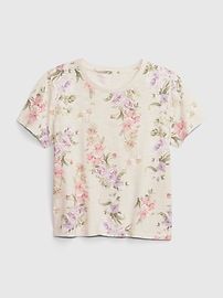 Gap × LoveShackFancy Floral Shrunken T-Shirt | Gap (US)