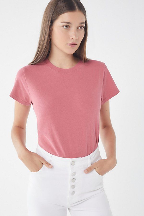 UO The Little Brother Tee - Pink XS at Urban Outfitters | Urban Outfitters (US and RoW)