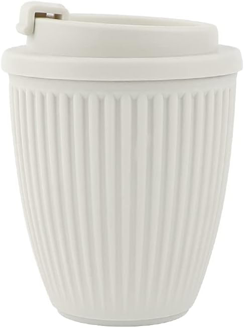To Go Cup, Double Walled Travel Mug, To Go cup With Lid, Espresso Cup, Portable Cup, Ribbed Cup, ... | Amazon (US)