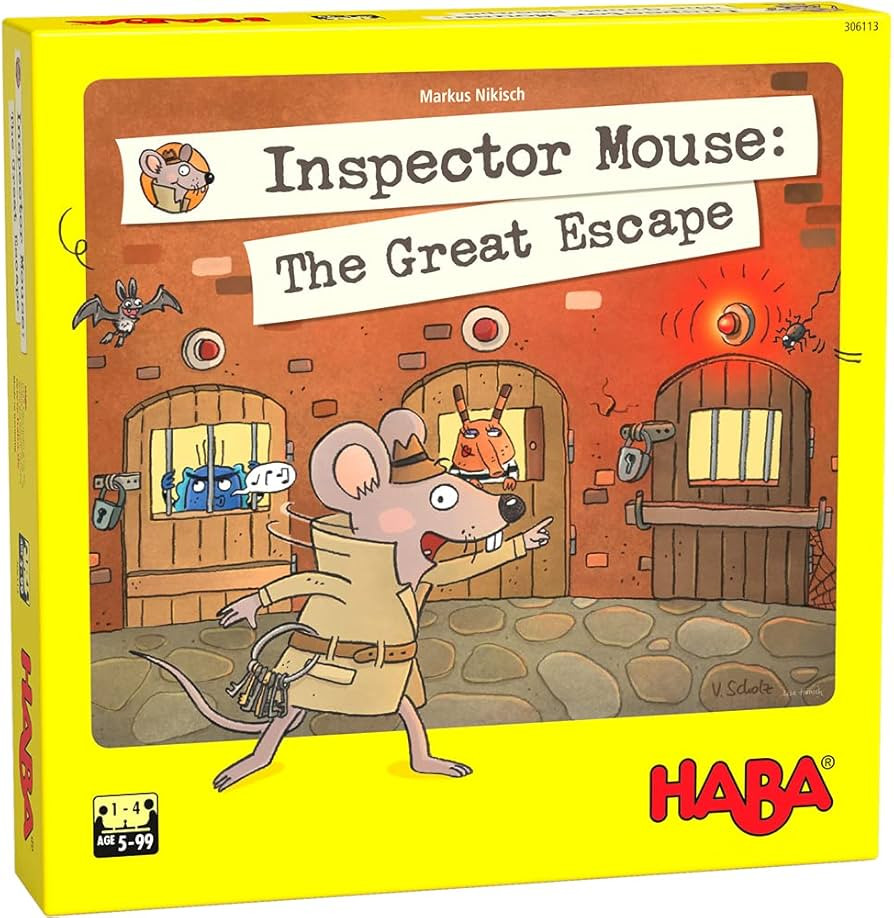 HABA Inspector Mouse: The Great Escape - Juegos de mesa de detectives para noche familiar, juegos... | Amazon (US)