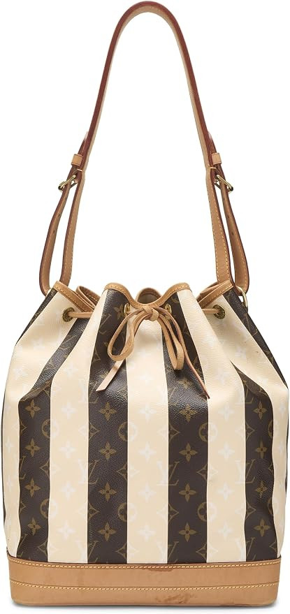 Amazon.com: Louis Vuitton, Pre-loved Monogram Canvas Cream Rayures Noé, Cream : Amazon Luxury | Amazon (US)