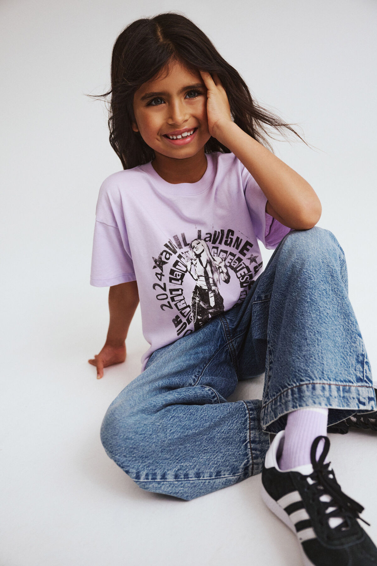 Avril Lavigne Drop Shoulder Short Sleeve Tee | Cotton On (US)