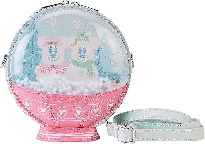 Loungefly Disney Mickey & Friends Winter Snow Globe Crossbody Bag | Amazon (US)