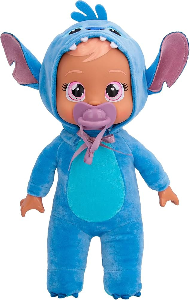 Cry Babies Disney 9" Plush Baby Doll Tiny Cuddles Inspired by Disney Stitch That Cry Real Tears f... | Amazon (US)