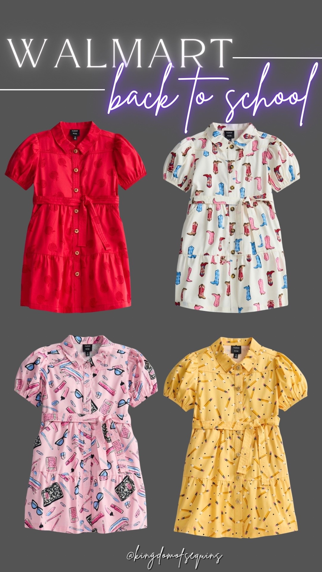 The cutest back to school dresses from Walmart.

#LTKKids #LTKWorkwear #LTKSeasonal