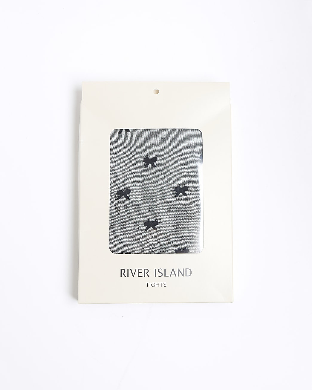 Black Bow Print Tights | River Island UK & IE