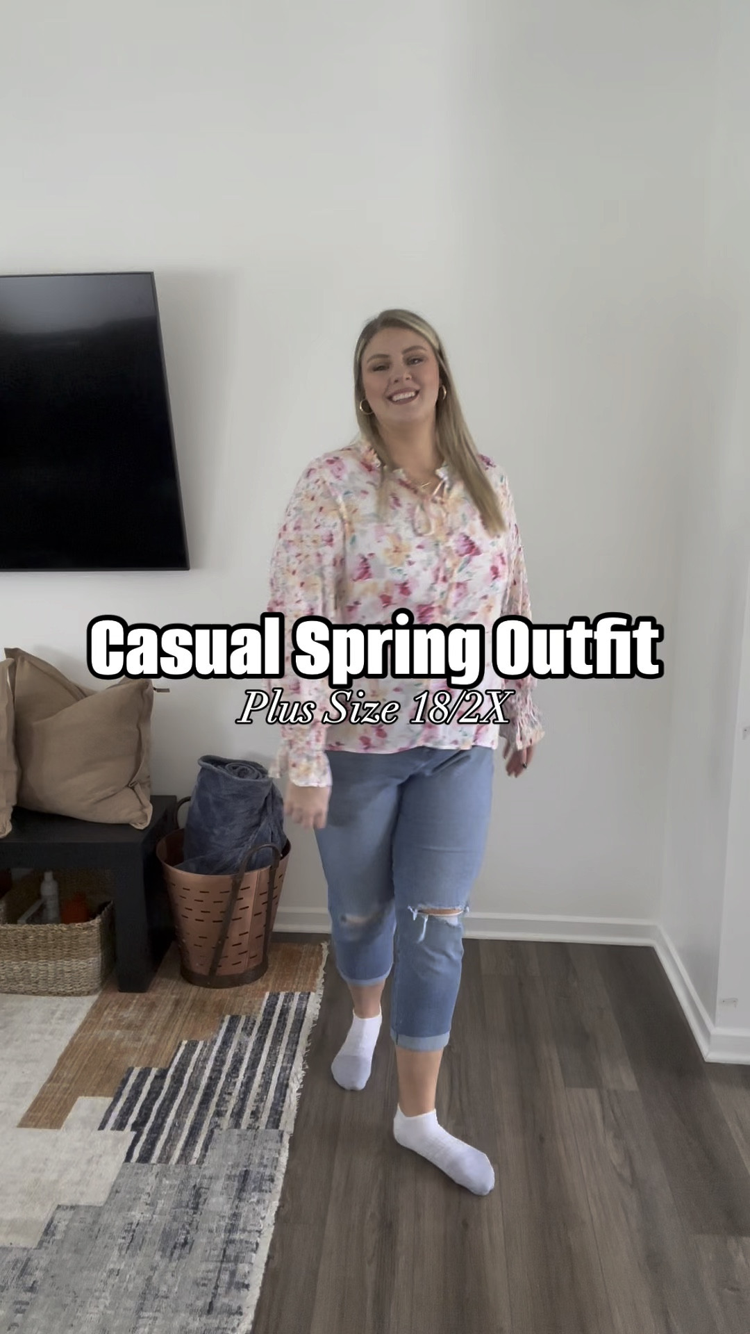 Nothing says spring like light pink and florals! Styled a super quick and casual spring outfit!

Spring outfit, spring fashion, plus size, curvy, size 18, tall, affordable fashion, florall

#LTKplussize #LTKmidsize #LTKstyletip