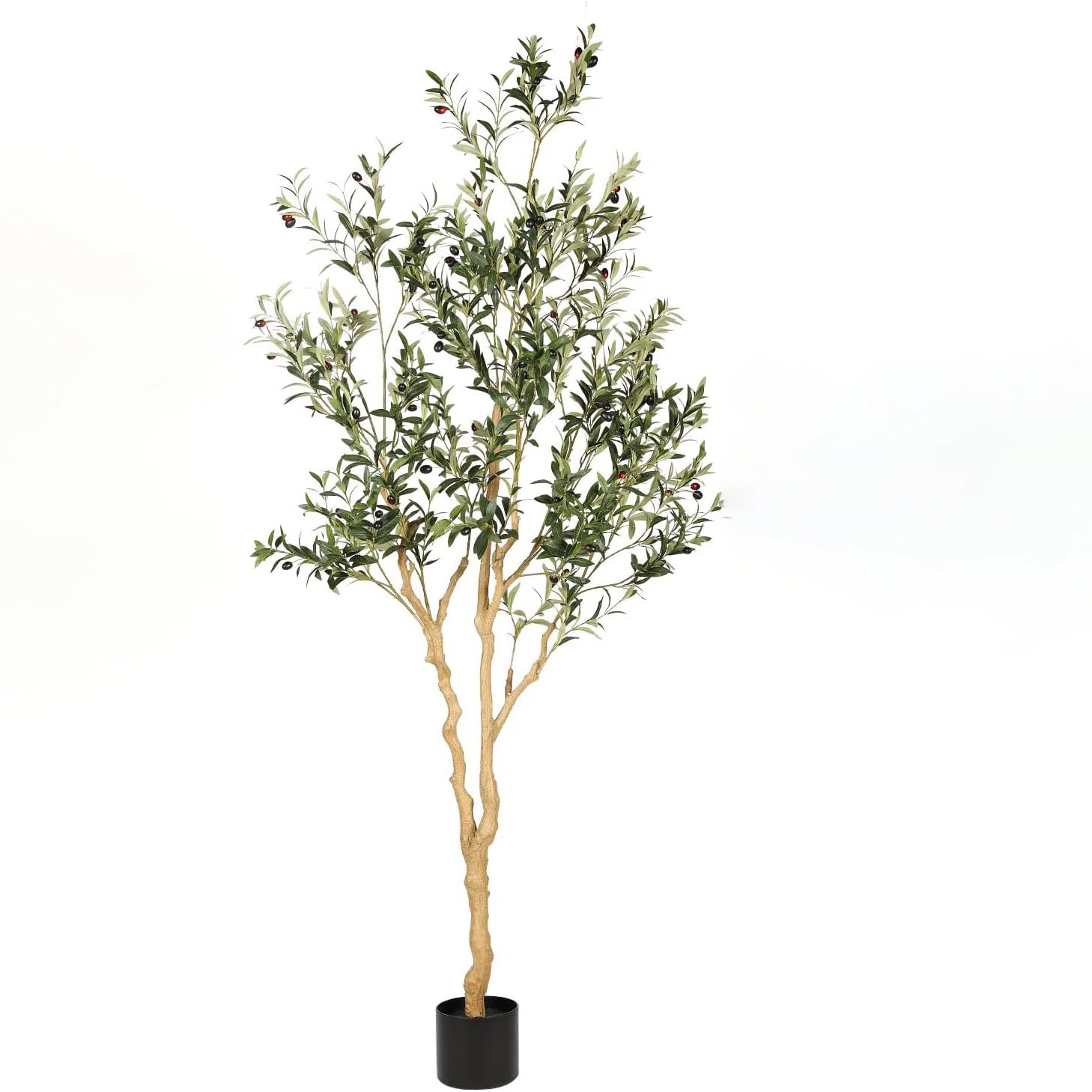 Artificial Olive Tree with Natural Wood Trunk | Wayfair North America