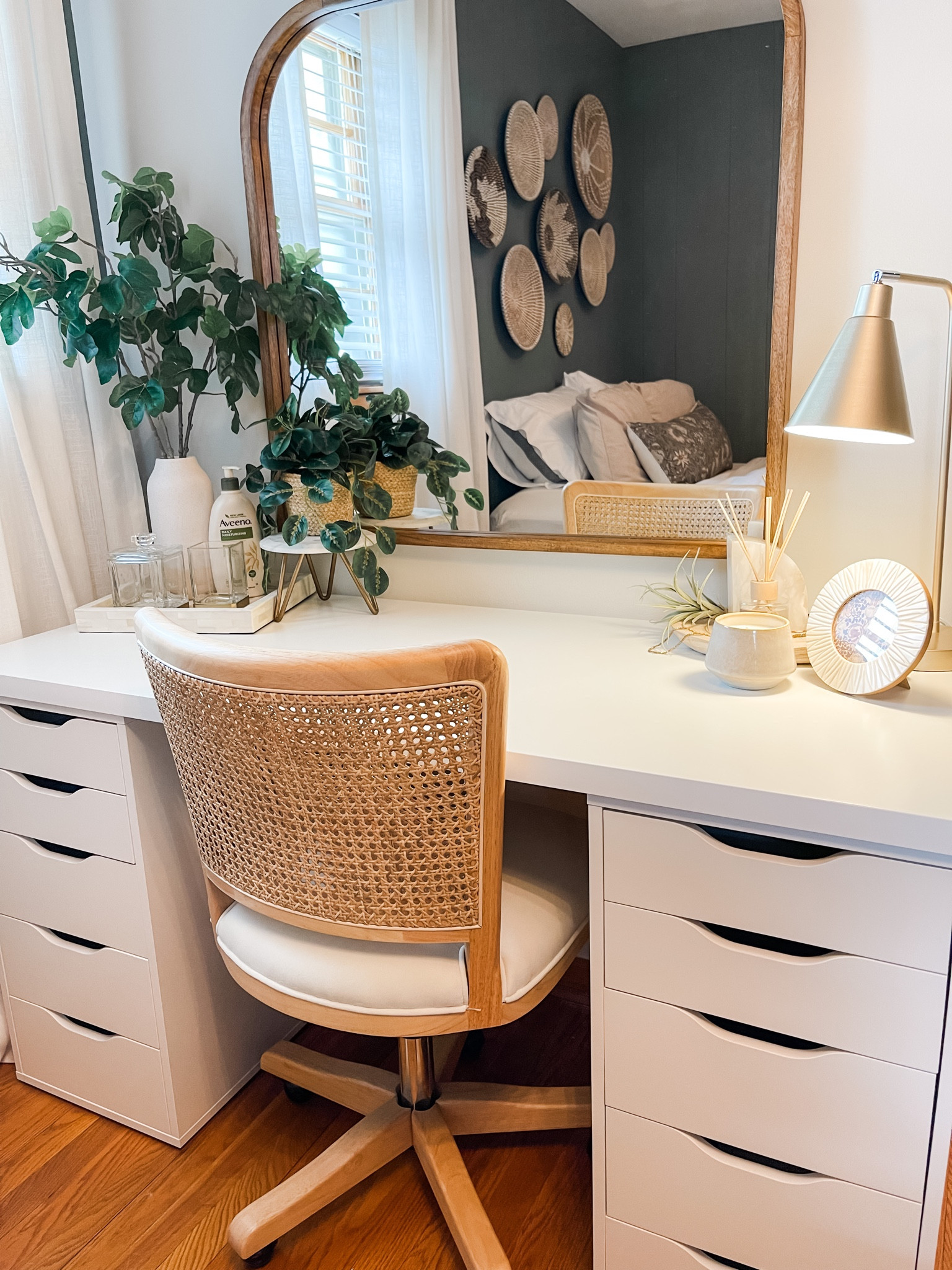 rolling chair, desk, mirror, lamp

#LTKstyletip #LTKSale #LTKhome