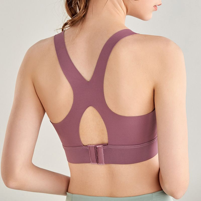 lu womens yoga bra outfit Back row buckle training cross beauty plastic sports underwear women ga... | DHGate