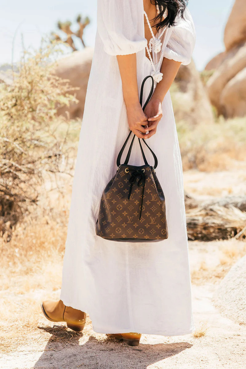 Classic Champagne Bag - Black | Vintage Boho