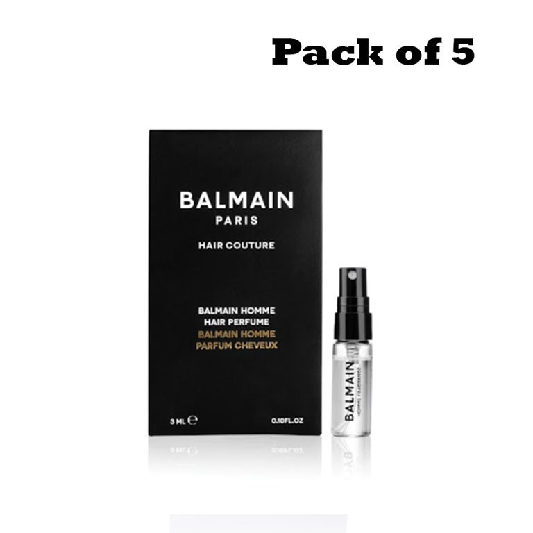 Balmain Hair Couture Balmain Homme Hair Perfume 3 ml / 0.10 oz Each (Pack of 5) | Walmart (US)