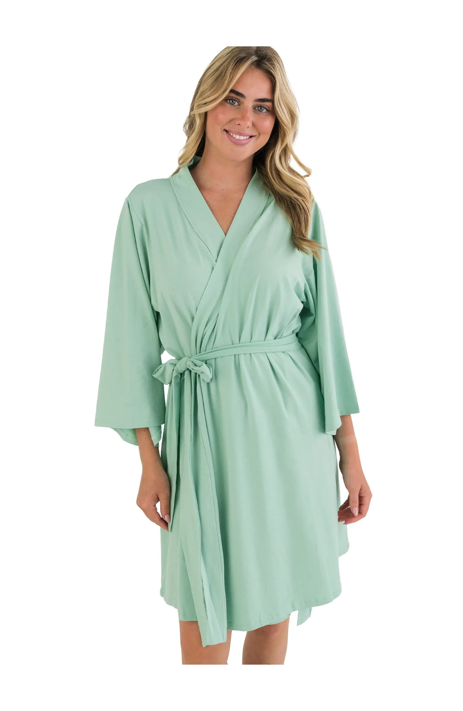 RuffleButts Modal Blend Women's Maternity Robe | Nordstrom | Nordstrom