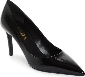Saffiano Leather Pump (Women) | Nordstrom