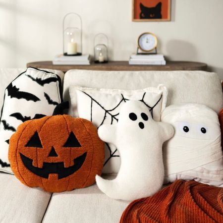 Kirklands Halloween throw pillows, home decor, living room decor, pumpkin pillow, ghost pillow, mummy pillow, Halloween 

#LTKSeasonal #LTKhome #LTKSale