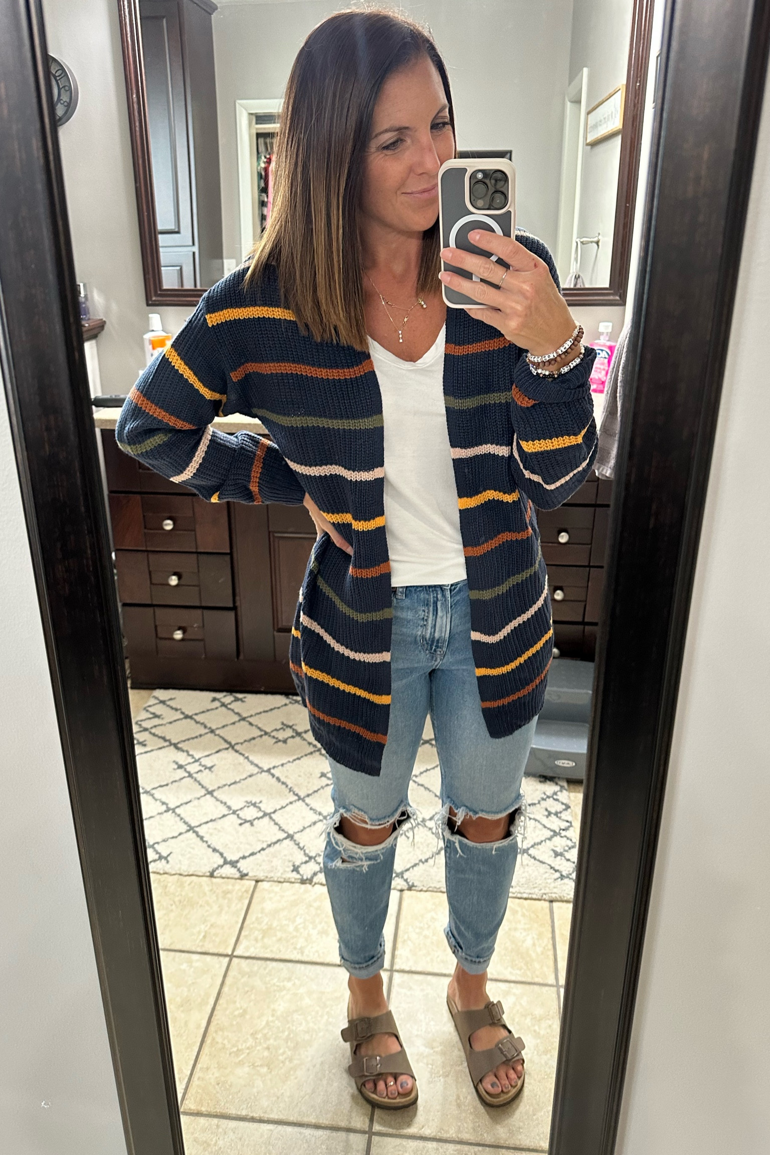 Great fall Piece this Cardigan is…true to Size 
Size up one on jeans

#shein #ae

#LTKfindsunder50