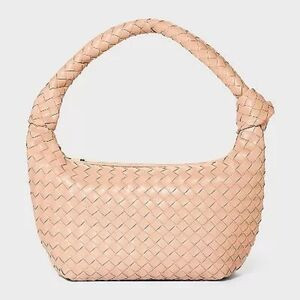 Woven Slouchy Shoulder Handbag - A New Day Beige | Poshmark