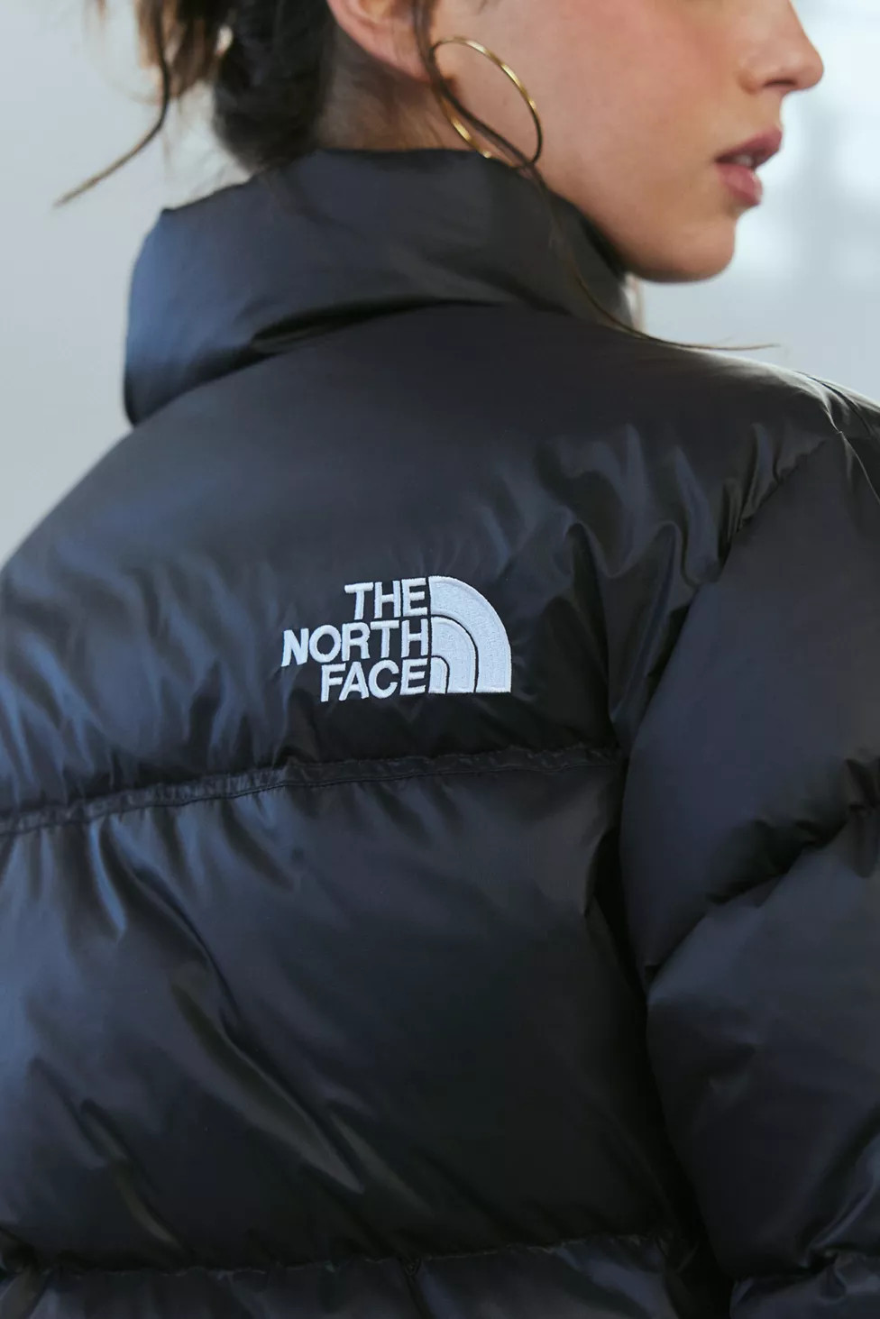 The North Face Nuptse Cropped Puffer Jacket | Urban Outfitters (US and RoW)