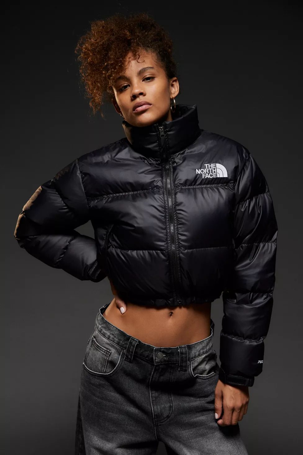 The North Face Nuptse Cropped Puffer Jacket | Urban Outfitters (US and RoW)