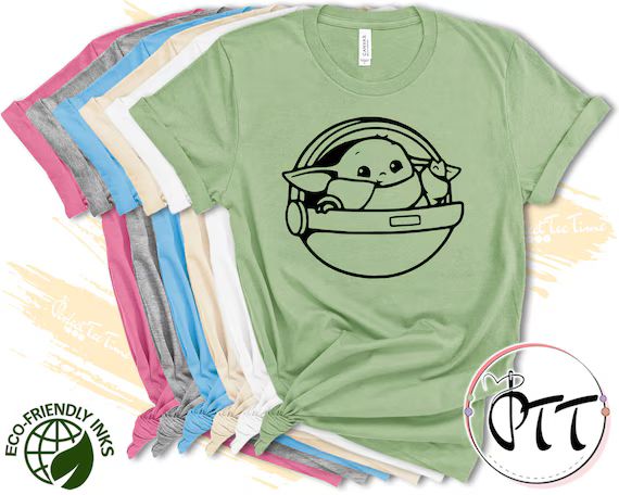 Baby Yoda Shirts, Star Wars Shirts, Baby Alien Shirt, Star Wars Disney Shirts, Yoda Shirt, Star W... | Etsy (US)