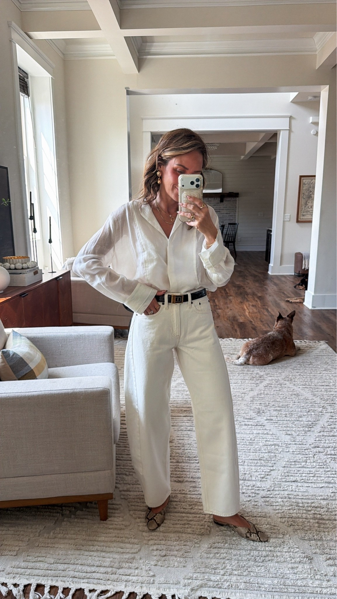 Favorite Abercrombie jeans restocked!! I’m in 24 reg fit reg length I’m 5’3”! Love that these go with every style shoe imaginable. Loafers, sneakers, flat, ankle boot, mules, sling back etc.

#LTKSaleAlert #LTKgrwm #LTKdayinmylife