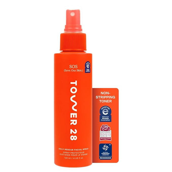 Tower 28 SOS Daily Rescue Facial Spray - Hypochlorous Acid Spray to Help Reduce Redness, Calm Irr... | Amazon (US)