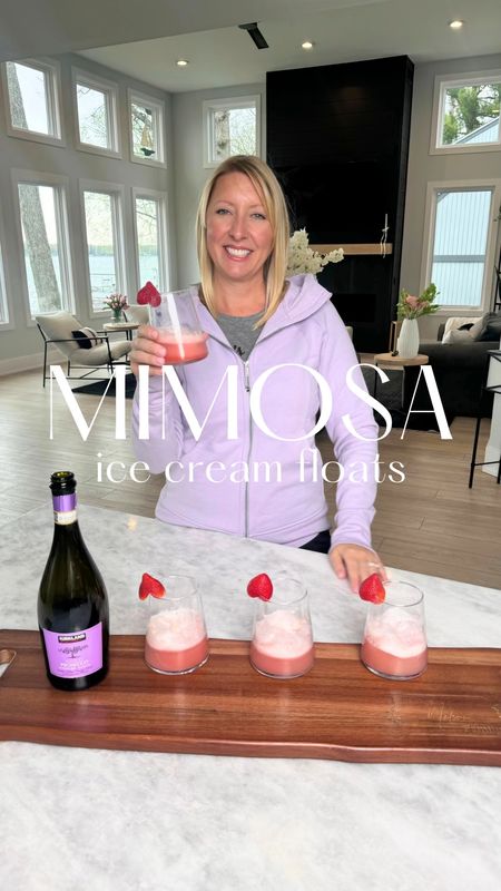 Mimosa Strawberry 🍓 Ice Cream Floats 

Looking to add a twist to your Mother's Day celebration or any brunch occasion? Dive into the deliciousness of a strawberry mimosa ice cream float! 🍓🥂 

This refreshing concoction combines the taste of a mimosa with the creamy indulgence of ice cream/sherbet. Simply pour your favorite sparkling wine over a scoop of strawberry sherbet or ice cream, and voila! You have a tasty treat that's sure to impress mom or elevate any gathering. Cheers to making memories and savoring every sip!

Mothers Day | Mimosa | Ice Cream Float | Easy Recipes | Brunch | Cocktails | Recipe Ideas 

#LTKVideo #LTKhome #LTKparties
