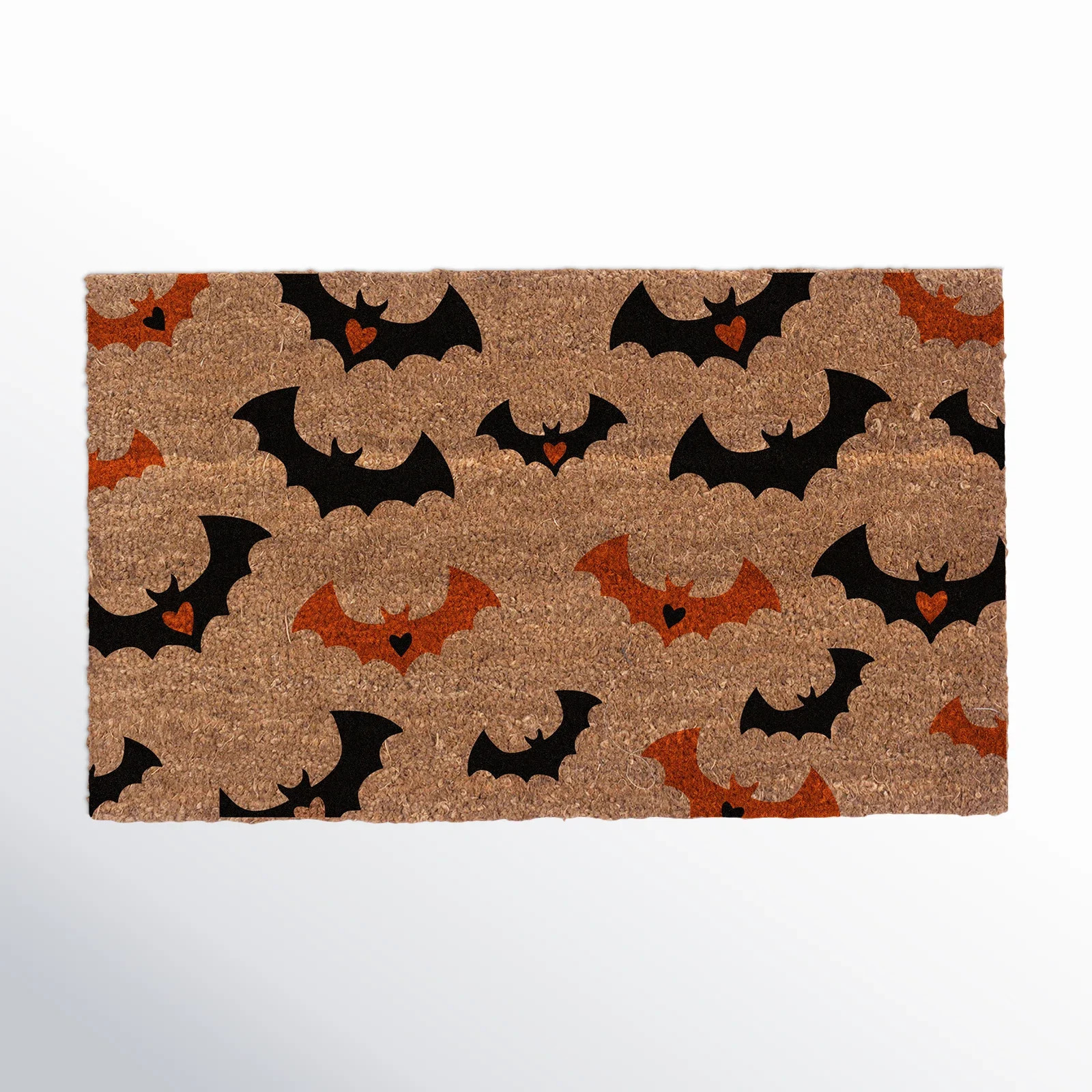 The Holiday Aisle® Dubree Bats And Vampires Non-Slip Outdoor Doormat & Reviews | Birch Lane | Birch Lane