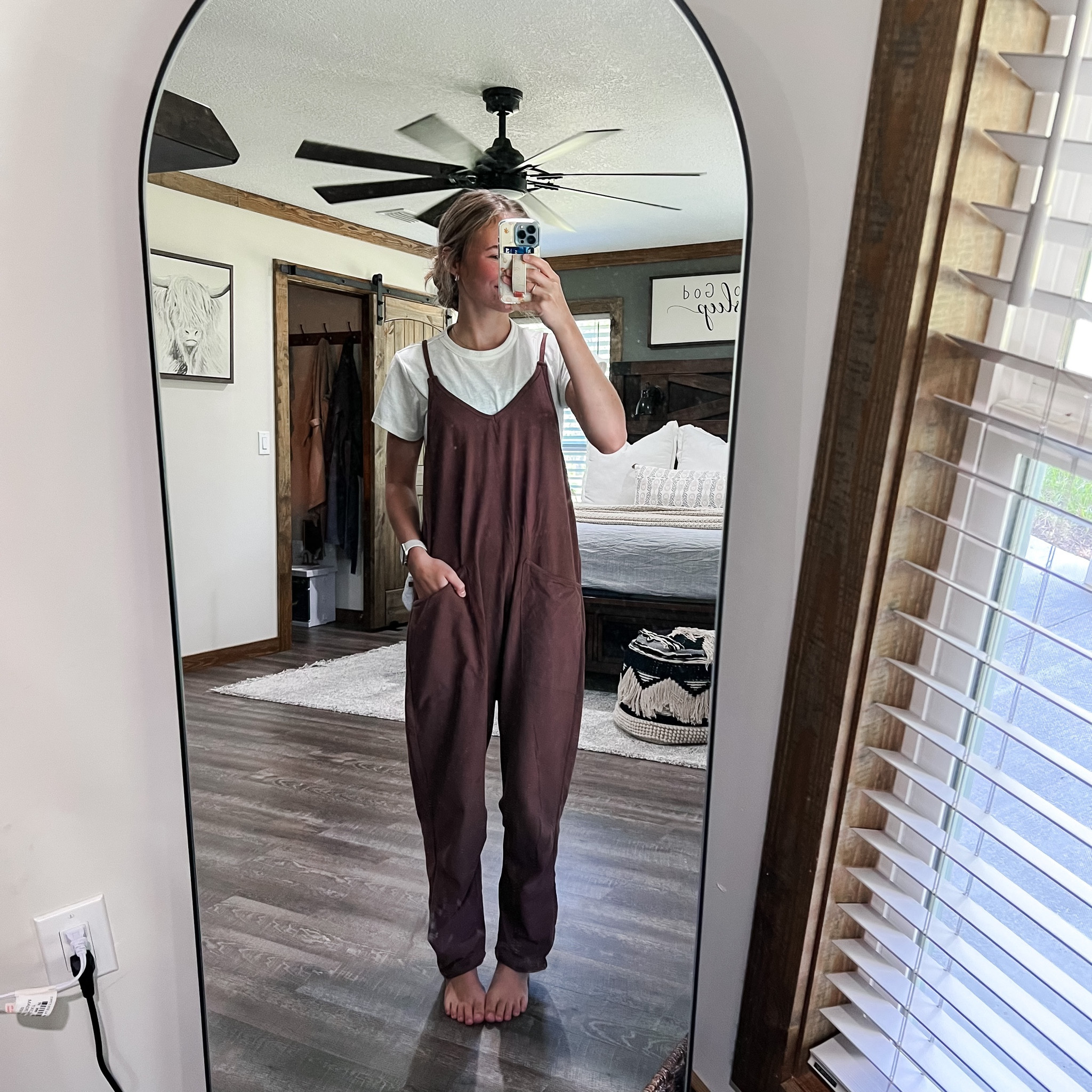 Amazon FP jumpsuit dupe is a 10/10! So cute & comfy!! 