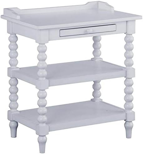 Comfort Pointe Averly Dove Gray Farmhouse Wood Nightstand | Amazon (US)