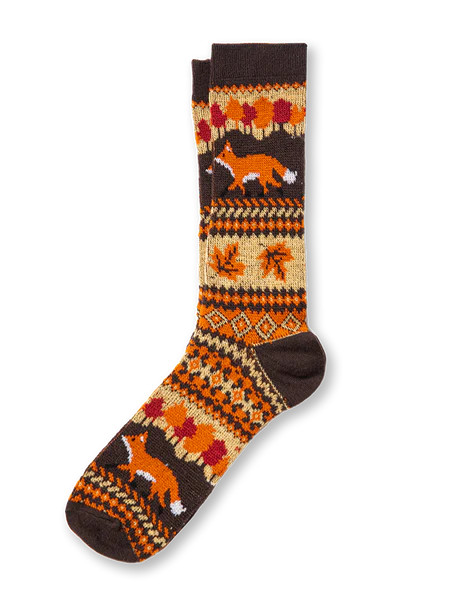 The Fox and the Foliage Socks | Kiel James Patrick