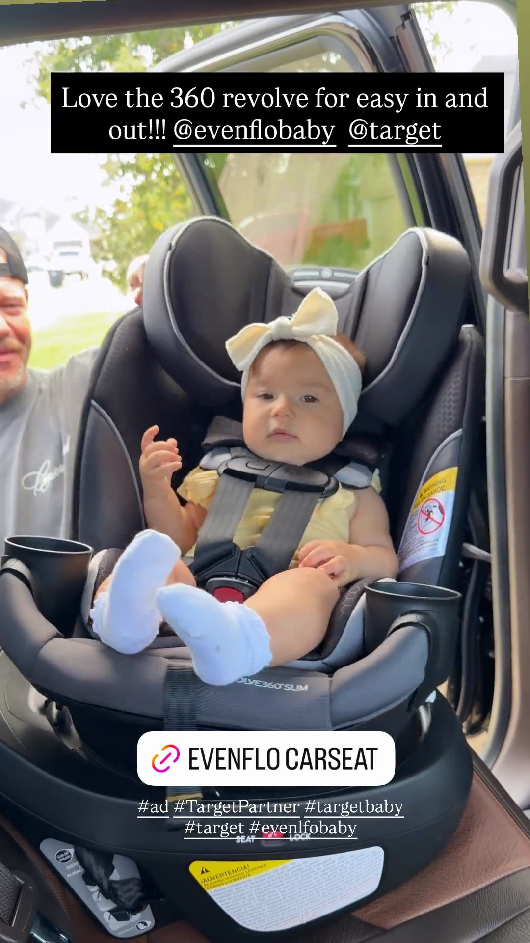 #Ad Loving our new @evenflobaby slim revolve car seat!! 20% off @Target spring Car Seat Trade In event is happening 4/19 though 5/2. Bring in your old car seat to any Target to be recycled and receive a 20% off coupon to purchase a new Evenflo car seat, stroller or travel system. The coupon is good through May 16!! 

@evenflobaby @Target #ad
#TargetPartner #targetbaby, #target, #evenlfobaby

#LTKMothersDay #LTKSaleAlert #LTKBaby