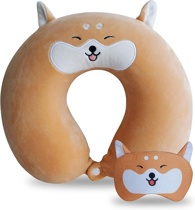 Cartoon Headrest & Neck Pillow for Kids Boys & Girls, Teens, Travel Accessories for Airplane, Car... | Amazon (US)