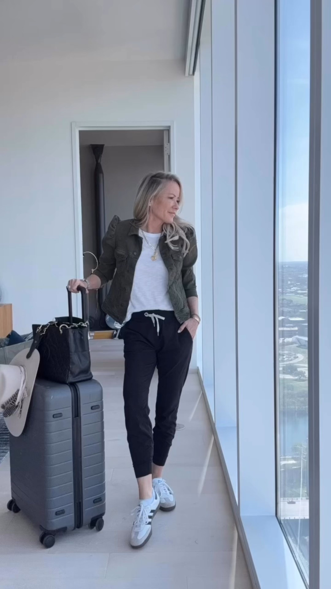 Travel look today.  Comfy, chic and out togetherr

#LTKOver40 #LTKWatchNow #LTKStyleTip