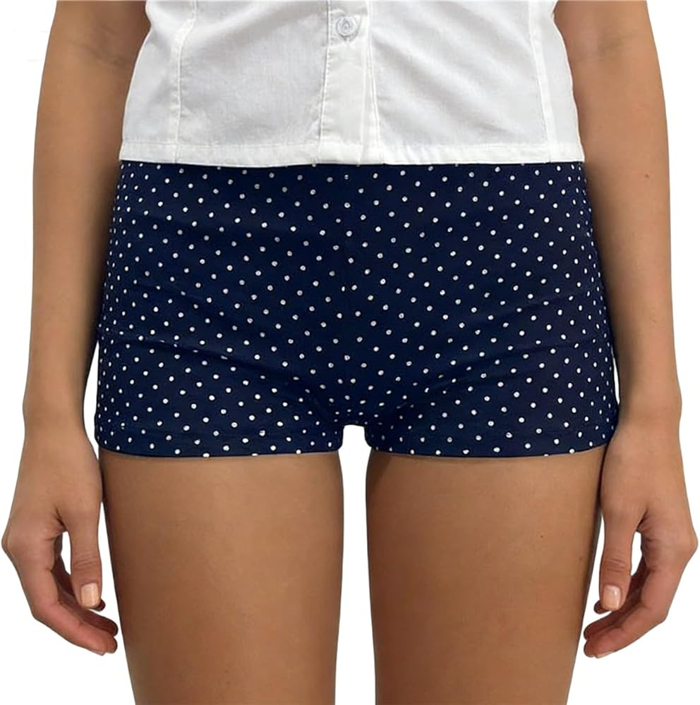 Alyweatry Women Y2k Micro Shorts Cute Low Rise Elastic Waist Polka Dot Lounge Booty Mini Shorts G... | Amazon (US)