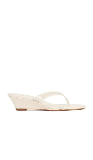 Schutz Roslyn Wedge Sandal in White. - size 9.5 | Revolve Clothing (Global)
