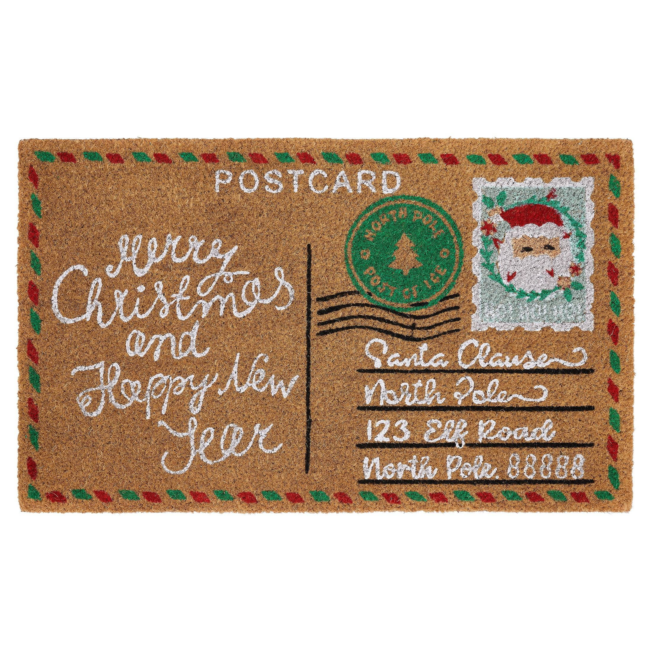 VCNY Home Multi Holiday Postcard Outdoor Coir Doormat, 18" x 30" | Walmart (US)