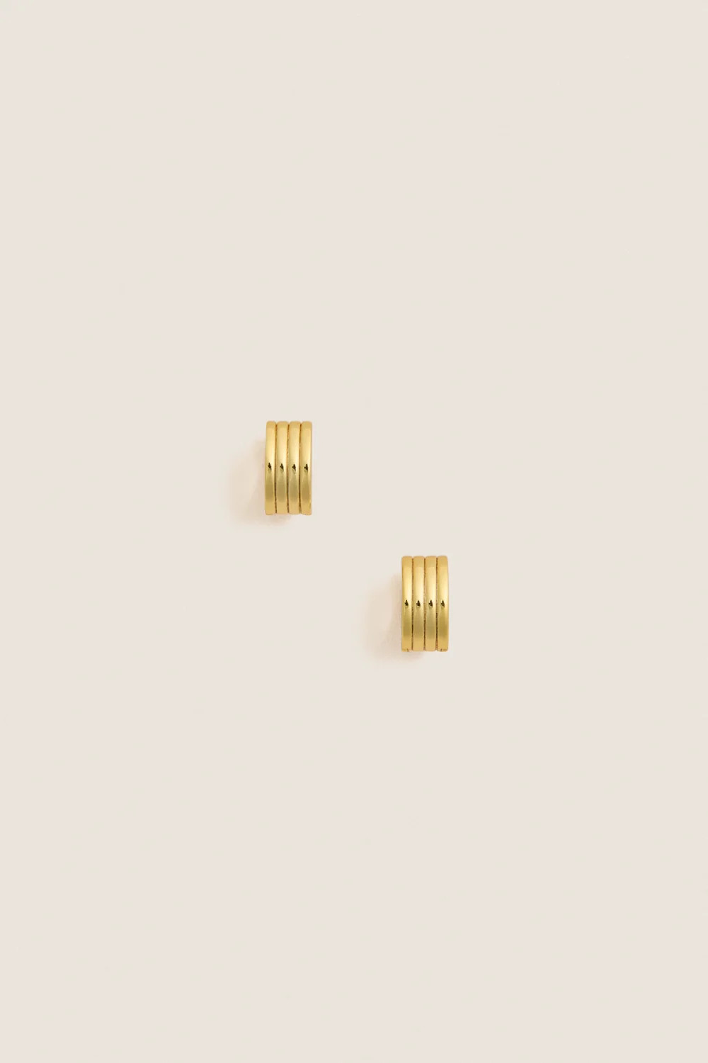 Gold Infinity Huggie Earrings | Tuckernuck (US)